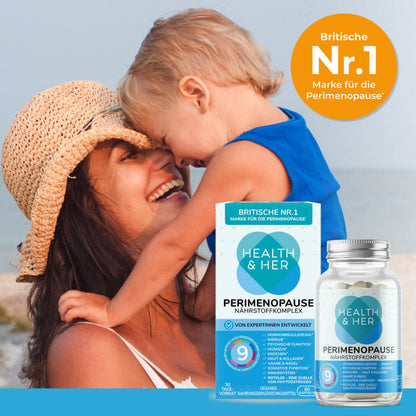 Health & Her Nährstoffkomplex - pflanzliche Kapseln für die Perimenopause